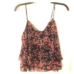 Express flowy crop top